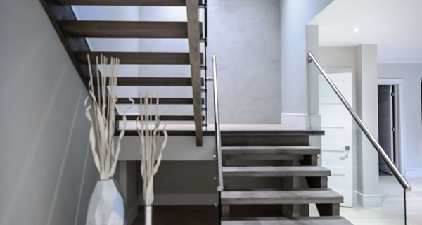 Berman Stairs custom staircase design modern traditional manufacturer stair instal Campden ON